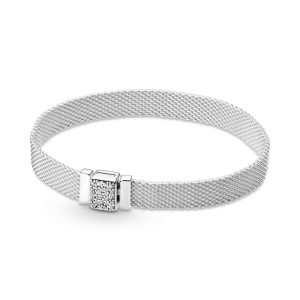 Браслет Pandora Reflexions з блискучою застібкою 599166C01