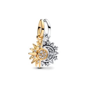 Намистина Pandora Сонце і місяць роз  ємна 763585C01