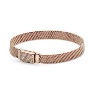 Браслет Pandora Reflexions із видовженою застібкою з pavé 589358C01