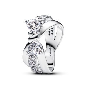 Каблучка Pandora Іскристий бант 193553C01