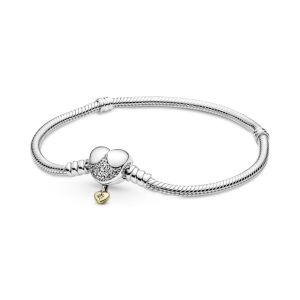 Браслет Pandora х Disney із застібкою-серцем 569563C01