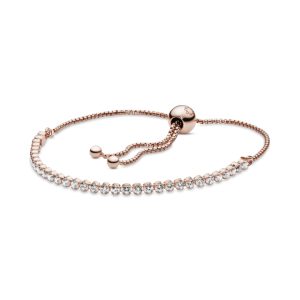 Браслет Pandora тенісний слайдер 580524CZ