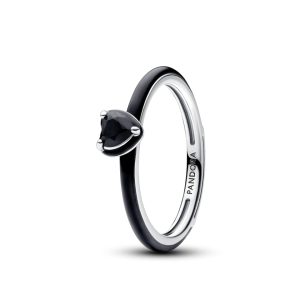 Каблучка Pandora ME Чорне серце 193088C01