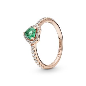 Каблучка Pandora Блискуче серце 188421C03