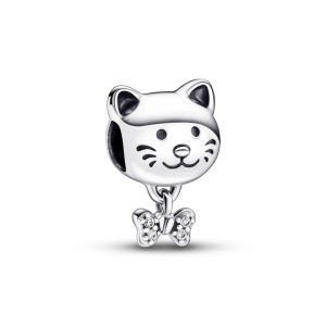 Намистина Pandora Котик з метеликом 792255C01