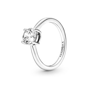Каблучка Pandora Блискучий солітер 190052C01