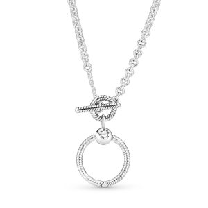 Намисто Pandora з кулоном O та Т-подібною застібкою 391157C00