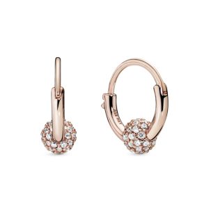 Сережки Pandora з кулькою з pavé 288294CZ