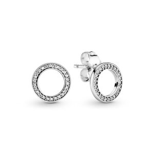 Сережки Pandora Блискуче коло 290585CZ