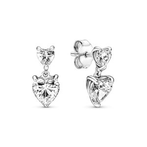 Сережки Pandora Два серця 291199C01