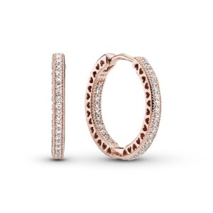 Сережки Pandora Серця Pandora 286318CZ